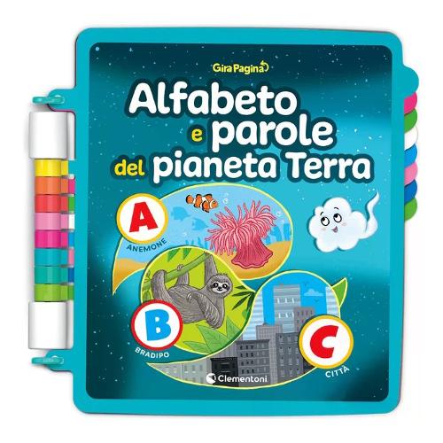 Clementoni Gioco prescolare L’Alfabeto del Pianeta Terra per GiraPagina 4-6a SAPIENTINO 16647