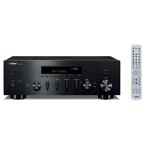 Yamaha Sintoamplificatore audio 2.0 MUSICCAST Network Receiver Black R N600A 80w per canale