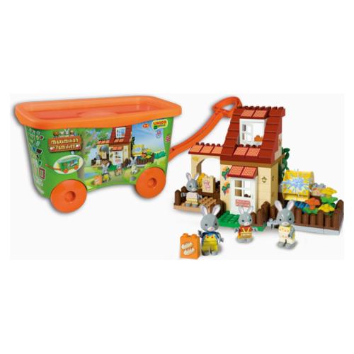 Androni Giocattoli Carrello Casa Maximilian Families ( 98 pz ) UNICOPLUS 18-60m 8927 Omax