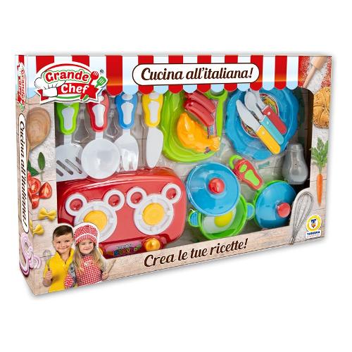 Playset cucina WTOY Pizza con accessori 40671