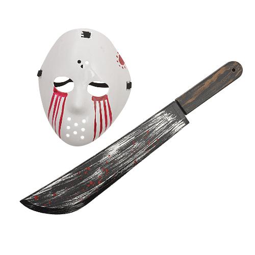 Ciao Machete e Maschera Jason HALLOWEEN Assortito 30092