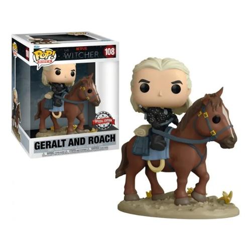Funko POP TELEVISION The Witcher Geralt with Roach 108 58902