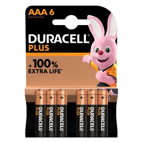 Duracell Batteria Ministilo AAA Alcalina PLUS 6pz DU0241