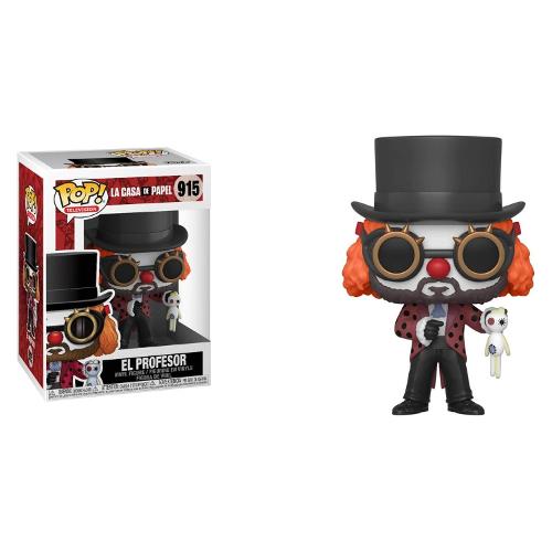 Funko POP TELEVISION La Casa di Carta Professore Clown 915 44196