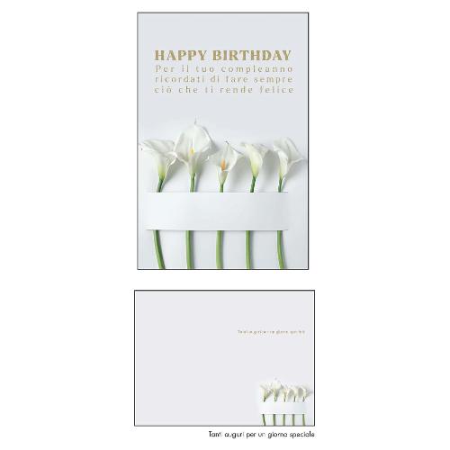 Marpimar Biglietto auguri compleanno (11,8x16,8cm) GVC34