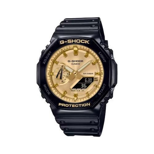 Casio Orologio G SHOCK Black e Gold GA 2100GB 1AER