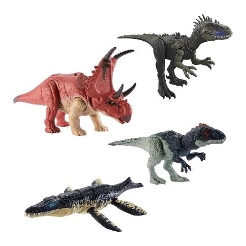 Mattel Dino Ruggito Selvaggio (31,4x10,5x12cm) JURASSIC WORLD Assortito HLP14