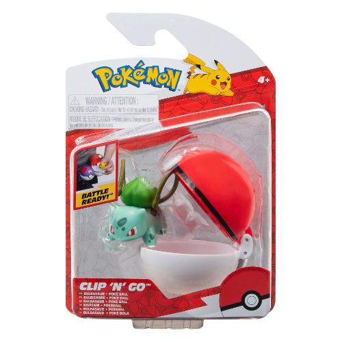 Rei Toys Clip n'Go Poke Ball con clip cintura (5cm) POKÉMON Assortito PK160500