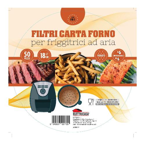 Elettrocasa Filtro friggitrice Carta Forno FR1