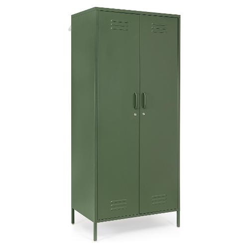 Yes Everyday CAMBRIDGE Armadio 2 Ante battenti Verde (80cm) Mobile KIT