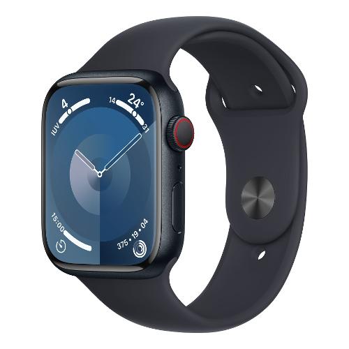 Apple Smartwatch WATCH SERIES 9 Alluminio GPS + Cellular Midnight 45 mm MRMD3QL A