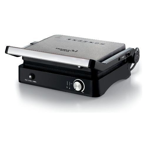 Bistecchiera elettrica SUPERGRILL Xl Silver e Nero GR461B21