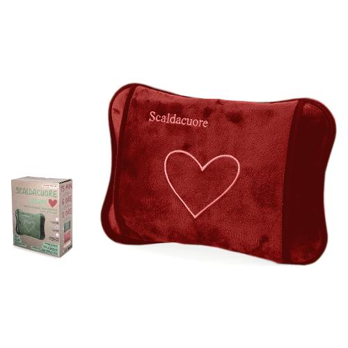 Compra Online! Borsa acqua calda elettrica Scaldacuore Rossa con