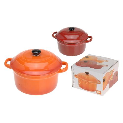 Koopman Casseruola Porcellana (14x10cm) con coperchio EXCELLENT HOUSEWARE Assortito Q51200380