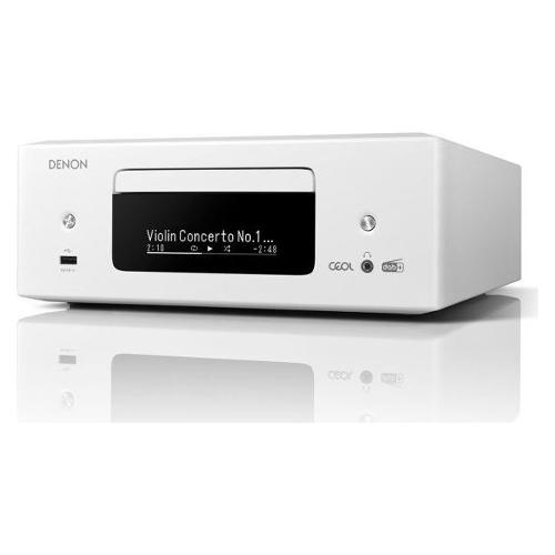 Denon Compatto HI FI CEOL Single Unit Heos White 2x 65w RCDN12DABWTE2