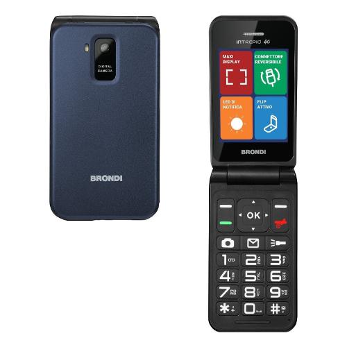 Brondi Cellulare 4G Lte INTREPID Dual Sim Dark blue