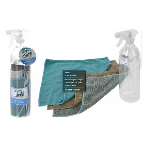 Koopman Set spruzzino con panni microfibra ULTRA CLEAN WK1700460