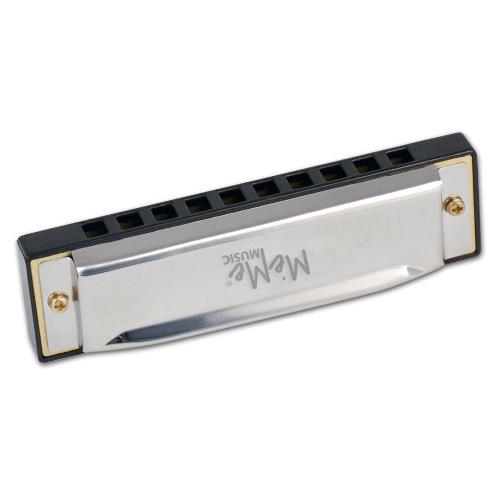 MeMe Music Armonica giocattolo Nina Metallo 10 Note Cromo 30010