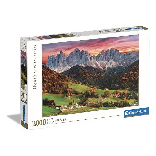 Clementoni Puzzle 2000 pz Val di Funes 10a+ (97,5x66,8cm) HIGH QUALITY COLLECTION 32570