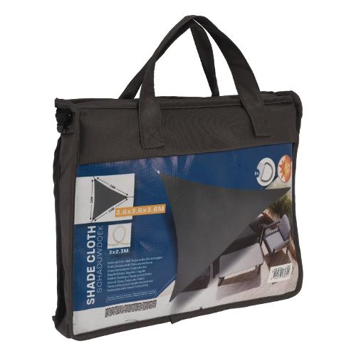 Koopman Vela ombreggiante Grigio (3,6x3,6mt) C46400620
