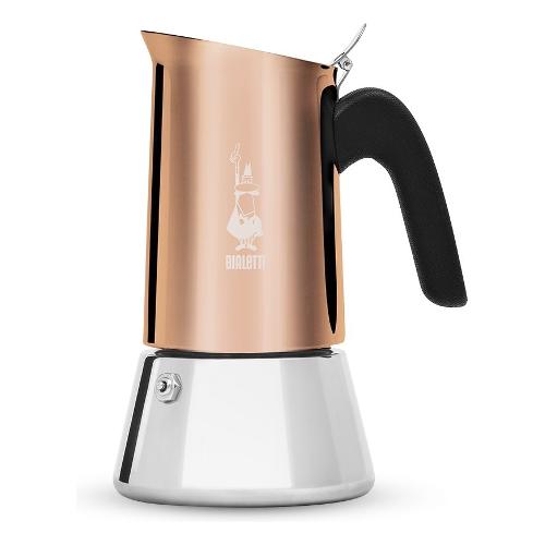 Bialetti Caffettiera Inox 6 Tazze VENUS Ramato e Cromo 0007285 CN