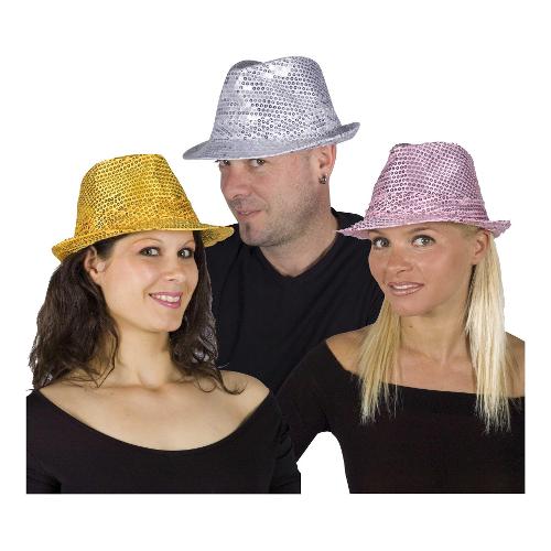 Ciao Cappello carnevale taglia Adulto Gangster con Paillettes Assortito 20894