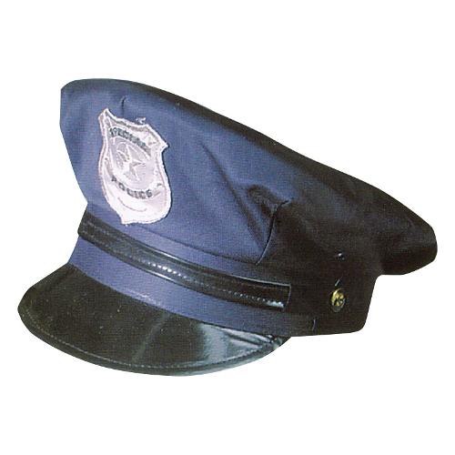 Cappello carnevale taglia Adulto Poliziotto in Tessuto Blu 20786