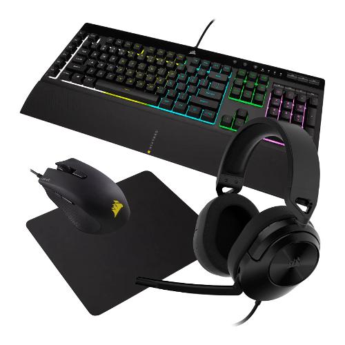 Corsair Set videogioco 4in1 Gaming Bundle Black CH 9226B65 IT