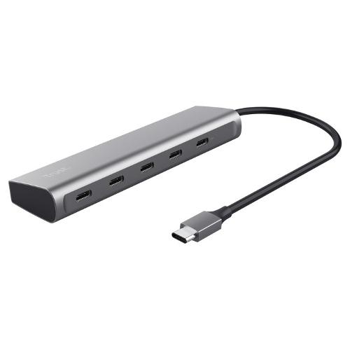 Trust Hub USB HALYX 3.2 Gray 5 porte 25136