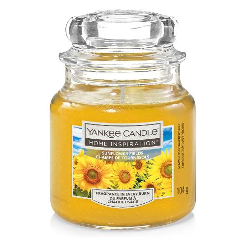 Yankee Candle Candela profumata Sunflower Fields (5,8x8,6cm) Giara S HOME INSPIRATION Giallo 1741900E