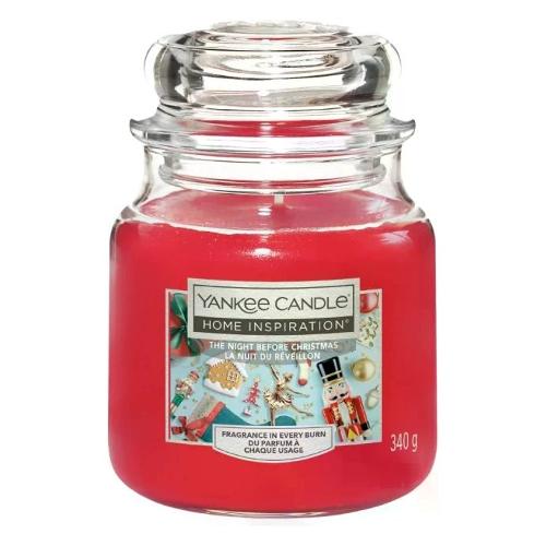 Yankee Candle Candela profumata The Night Before Christmas (9,5x12,7cm) Giara M HOME INSPIRATION Rosso 1741891E
