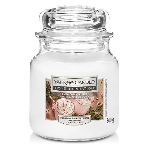 Yankee Candle Candela profumata Candy Candy Milkshake (9,5x12,7cm) Giara M 40-60 ore HOME INSPIRATION Bianco 1741889E