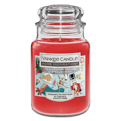 Yankee Candle Candela profumata The Night Before Christmas (9,5x16,8cm) Giara L HOME INSPIRATION Rosso 1741883E
