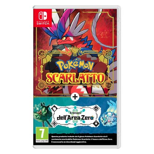 Nintendo SWITCH Pokemon Scarlatto + il Tesoro Dell'Area Zero DLC PEGI 7+ 10012279