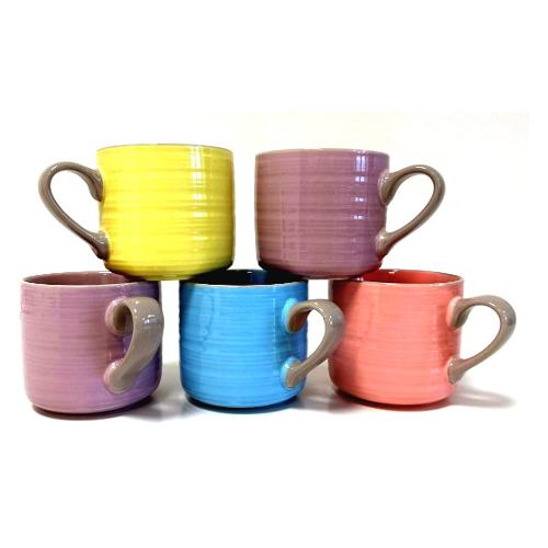 Amicasa Tazza mug Ceramica AURORA Assortito Art 4