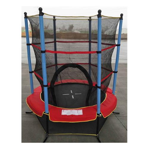 Odg Tappeto elastico (140x160cm) con rete sicurezza h.125 cm ODG798