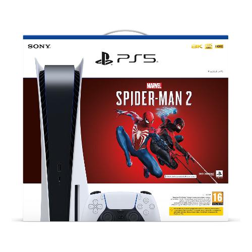 Console videogioco PLAYSTATION 5 Bundle PS5 Marvel’s Spider Man 2 White  1000039684