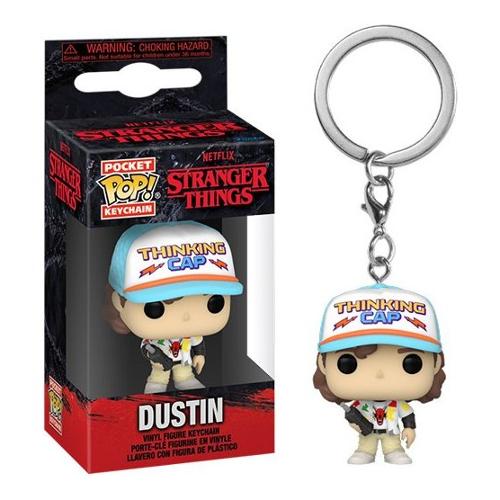 Funko POP POCKET KEYCHAIN Stranger Things Dustin Portachiavi 62383