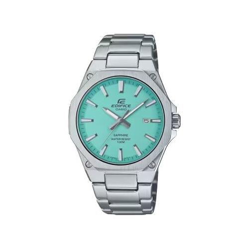 Casio Orologio EDIFICE Slim Silver e Green EFR S108D 2BV