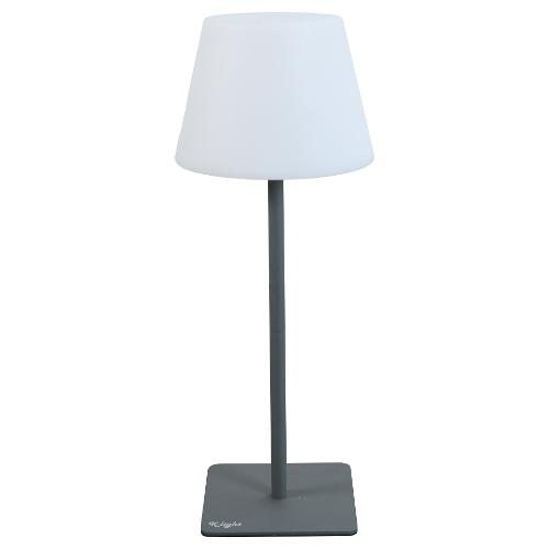 Biacchi Lampada tavolo K LIGHT Duo Grigio (12x12x24cm) L1776631 1 luce - LED - Max 1,2W