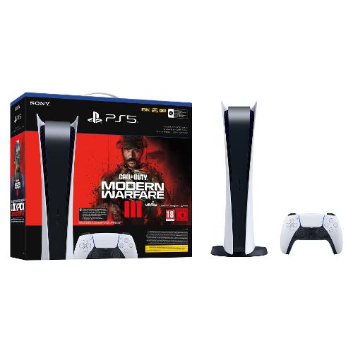 Sony Interactive Console videogioco PLAYSTATION Bundle PS5 digital edition Call of Duty Modern Warfare III White 1000040817