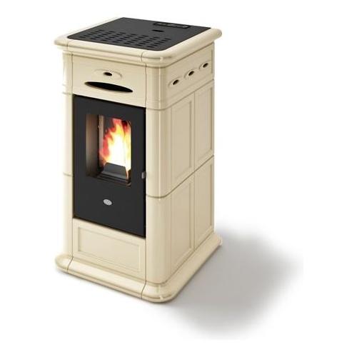 Eva Calor Stufa pellet 8kW ALINA Crema 5 stelle Classe A+ 901657900