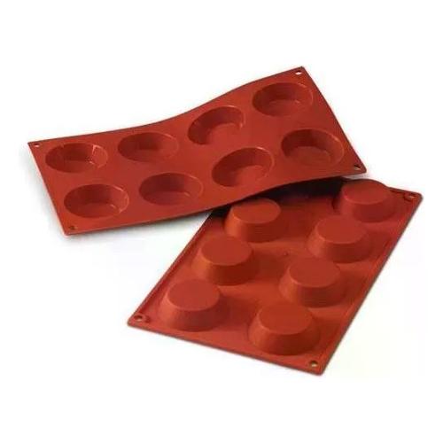 Silikomart Stampo Silicone Pasticceria 8P Tartelletta (6cm) 20 015 00 0065