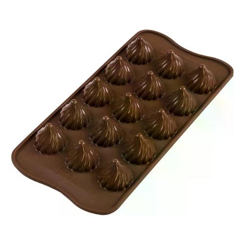 Silikomart Stampo Silicone Cioccolatini 15P Choco Flame (2,7cm) 22 147 77 0065