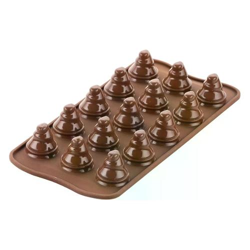 Silikomart Stampo Silicone Cioccolatini 15P Chioco Trees (2,8cm) 22 154 77 0065