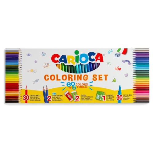 Carioca Kit colori 65 pz 45181