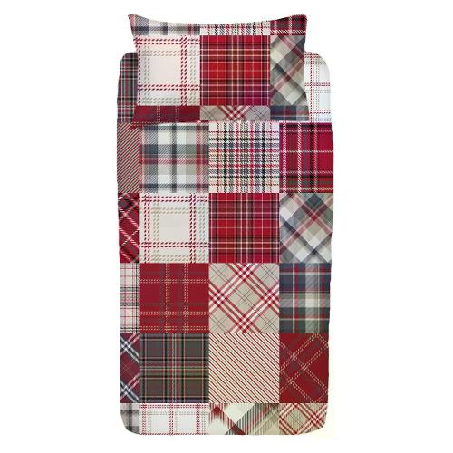 Happidea Parure copripiumino una piazza INVERNESS 9670 08