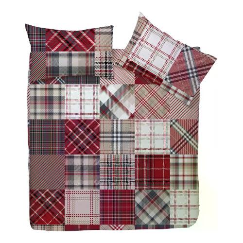 Happidea Parure copripiumino due piazze INVERNESS 9670 08