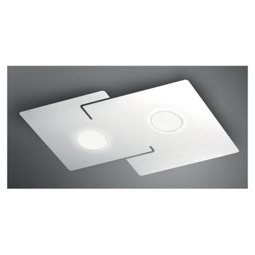 Silux Plafoniera POLARE PL2 Bianco (43,4x30cm) 1970 340 2 luci - GX53
