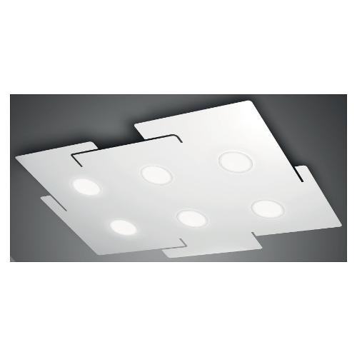 Silux Plafoniera POLARE PL6 Bianco (71x52,2cm) 1970 343 6 luci - GX53